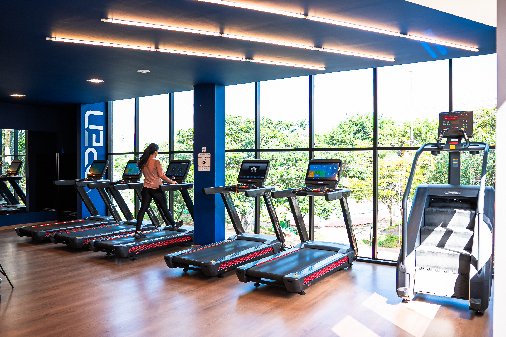 Sala de musculação e cardio Open Personal Class